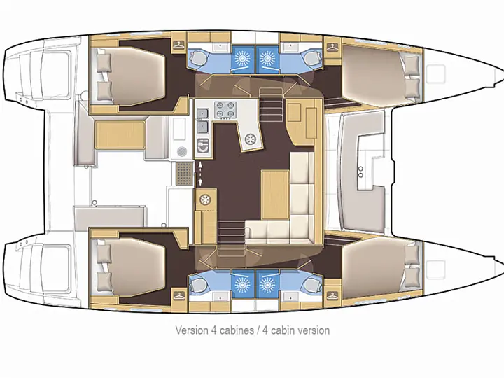 Lagoon 450 SporTop - OASIS  - External image