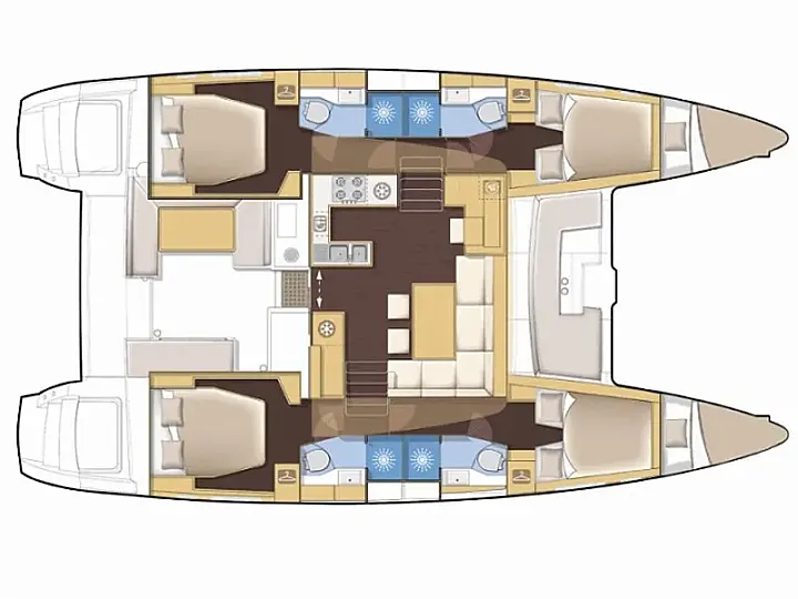 Lagoon 450  Flybridge - Omiros II  - External image