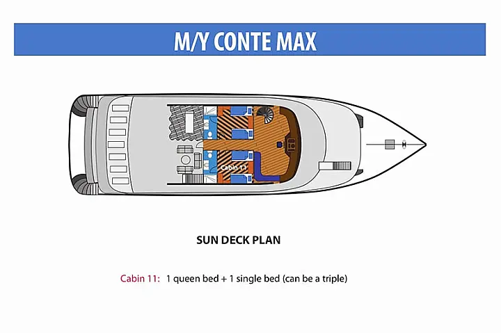 Conte Max - Cabin (twin bed) - 
